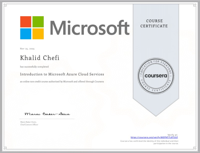 Microsoft Azure Fundamentals